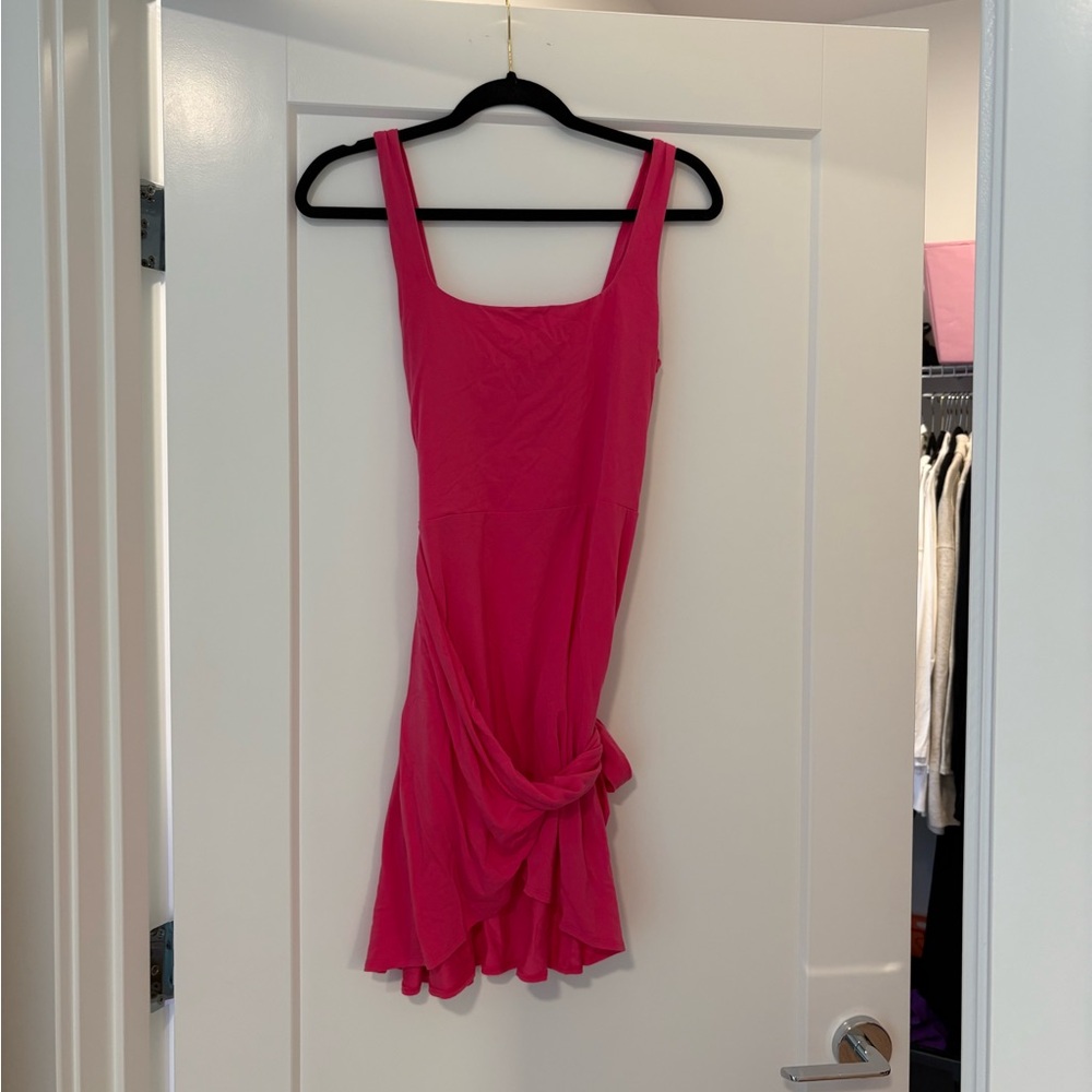 Wilfred Fuchsia Pink Mini Dress